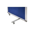 Prezentációs fal, összehajtható és mobil, 1800 x 1810 x 370 mm