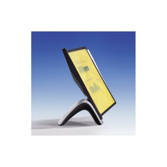 Asztali állvány-készlet, 10 darab DIN A4 bemutatótábla, feliratozható index-füllel 