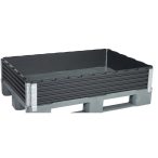   Műanyag raklapkeret, 1200 x 800 mm-es raklaphoz, 4 zsanérral (2 db / csomag) 