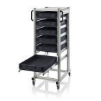   Rendszerkocsi ESD Euro Tárolóládákhoz 600x400 Magasság 1340 mm 