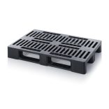 MPHD 1208 OS Közepes műanyag raklap perem nélkül 1200x800 mm