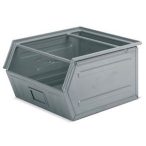 Elöl nyitott fém láda 63 L-es 520x450x300 mm 