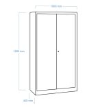 MB Kombinált tárolószekrény 1000x400x1800 mm (MULTI 1800/1000 NEW)