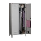 Válaszfalas öltözőszekrény 2 ajtós 800x500x1800 mm