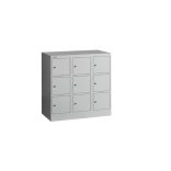 9 rekeszes értékmegőrző szekrény 900x500x900 mm