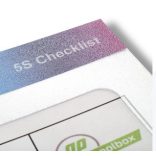 GEToolbox öntapadó kivágott dokumentumtartó álló A4 