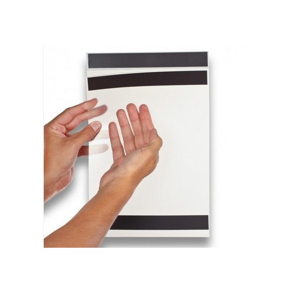 GEToolbox mágneses törölhető dokumentumtartó fekvő A4