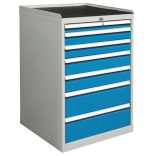 Univerézális hétfiókos szekrény, 720x700x1020 mm