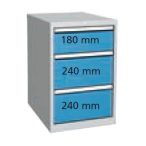 P93153 3 fiókos szekrény 500x700x810 mm