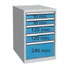 P93154 5 fiókos szekrény 500x700x810 mm