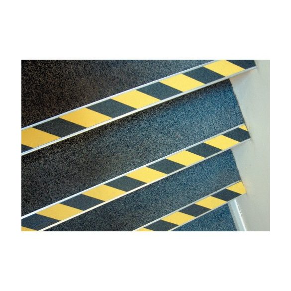 Csúszásgátló szalag fekete/sárga 18,3 m 50 mm