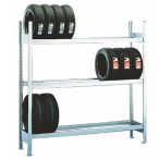 Polcállvány gumiabroncsokra, alap 2056x400x2000 mm