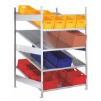 Lejtős polcállvány, 1300x1200x2000 mm