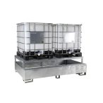 Horgamnyzott kármentőkád, 1000 L, 2300x1500x650 mm