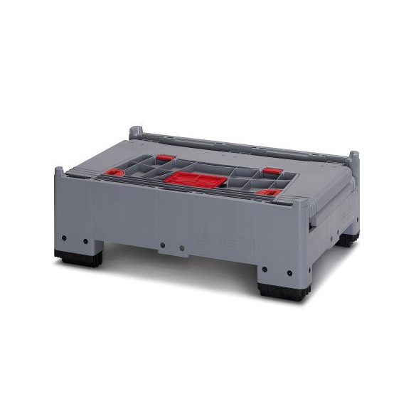 Műanyag konténer, 1200x800x1000/420 mm 700 L