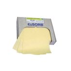 Vegyianyag felszívó rostlap, sárga, erősített