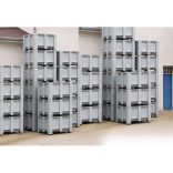 Műanyag alacsony konténer, 1200x1000x580 mm 400 L