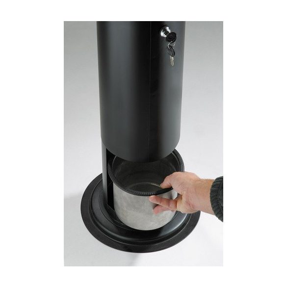 Állványos hamutartó, ø 300/190x1040 mm