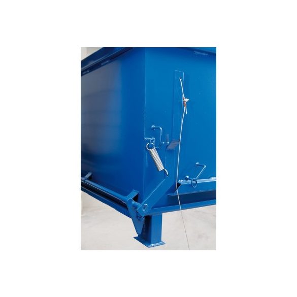 1000 literes fém láda nyitható aljjal, 1500x1080x970 mm