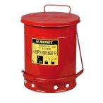 Justrite – Biztonsági pedálos hulladékgyűjtő 38 L