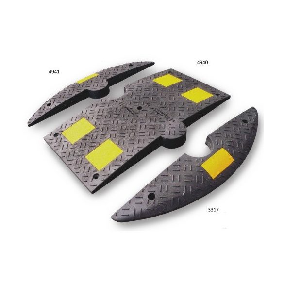 Lassító küszöb, fekvőrendör  köztes 400x800x52 mm