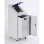 SOLO fém edény bedobónyílással, 32 L, 330x300x875 mm