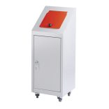 SOLO fém edény bedobónyílással, 32 L, 330x300x875 mm