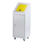 SOLO fém edény bedobónyílással, 32 L, 330x300x875 mm