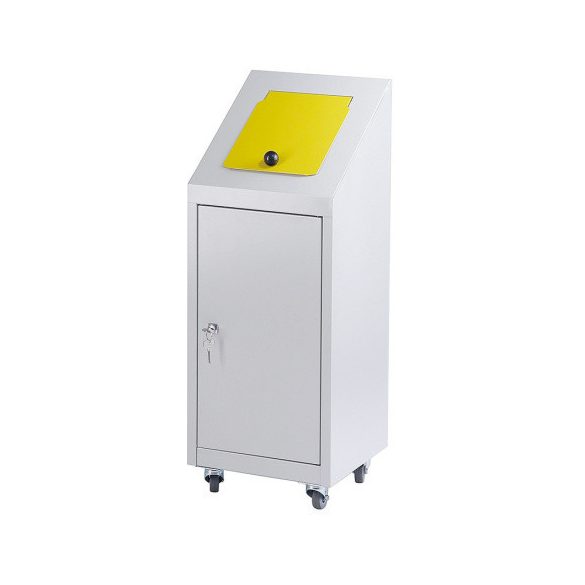 SOLO fém edény bedobónyílással, 32 L, 330x300x875 mm