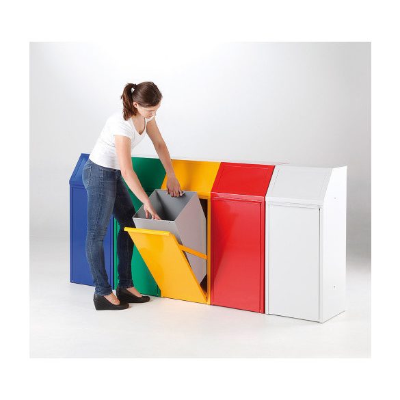 70 literes fém billenőkosár, 400x400x1020 mm