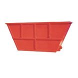 5,5 m³-es fém konténer 350x182x110 cm