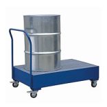 Kerekes gyűjtőkád, festett 1200x800x250/1200 mm, 220 L