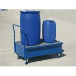 Kerekes gyűjtőkád, festett 1200x800x250/1200 mm, 220 L