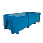   6 m³-es rögzített oldalú fém konténer, 3335x1820x1000 mm