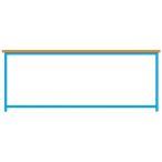 MV Munkaasztal 1800x700x850 mm