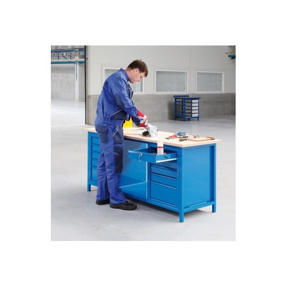 MV Munkaasztal 10 fiókkal 2000x700x850 mm