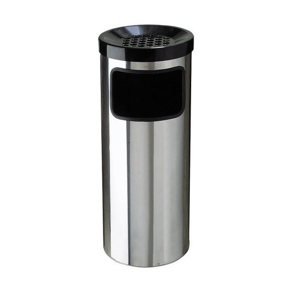 30 literes fém hamutartós hulladéktároló, ø 250x610 mm