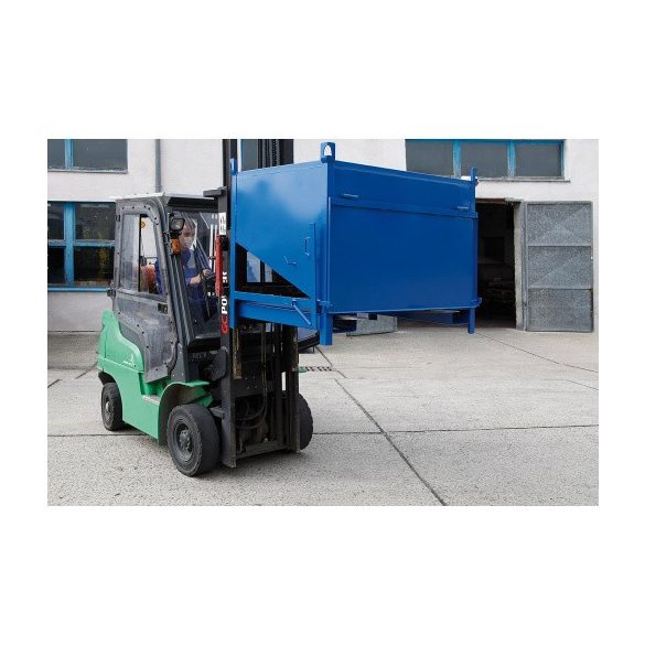 Oldal ürítésű konténer, 1400x1000x1145 mm