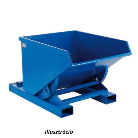 600 literes  dupla aljú billenő konténer 1650x1060x815/1055 mm