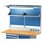   MM 79 Csatlakozó dugalj tartó elemek 1500x150x1067 mm hosszú munkaasztalhoz