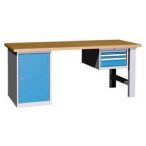 P5 Munkaasztal 3 fiókkkal 1 szekrénnyel 2000x750x850 mm 