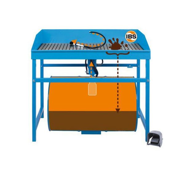 Alkatrésztisztító mosó asztal M tipus