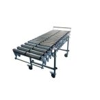   Ollós szállítószalag acél hengerekkel, 500 mm-es szélesség, 56 tengely