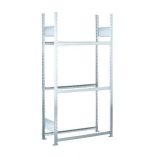 Gumiabroncs tároló polcállvány, alapállvány, 150x40x200 cm, 3 szint 