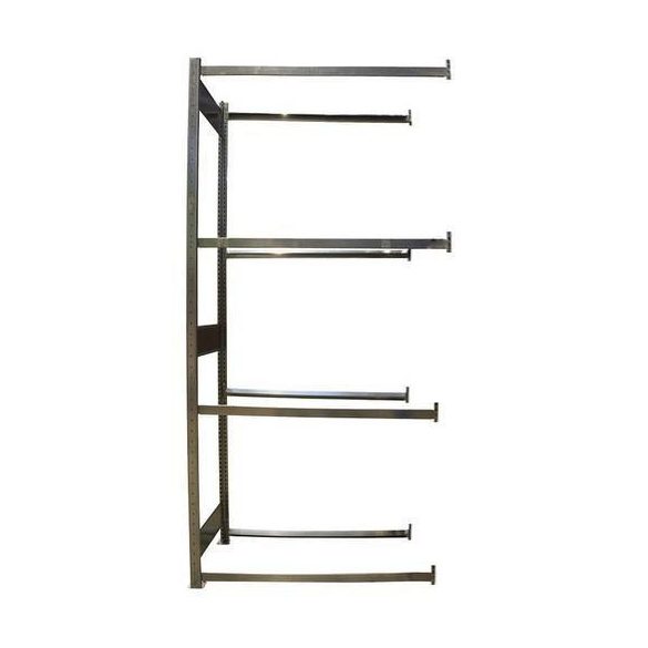 Gumiabroncs tároló polcállvány, bővítő 250 x 100 - 150 x 30 cm, 4 szint