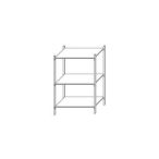   Gumiabroncs tároló polcállvány, alapállvány, 200 x 100 - 150 x 30 cm, 3 szint