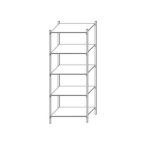   Gumiabroncs tároló polcállvány, alapállvány, 300 x 100 - 150 x 30 cm, 5 szint 