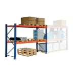   MN Raklapállvány alap 2700 mm széles, 900 mm mély 4626 mm magas T+3 t.b.2600 kg/szint