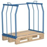 Egymásra rakható raklapmagasító keret 