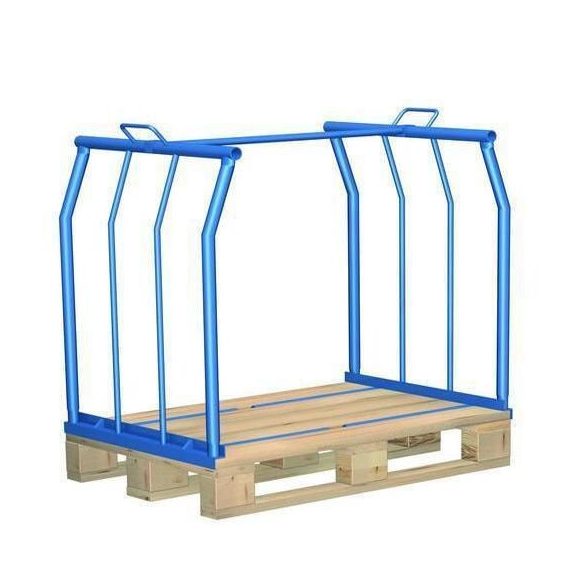 Egymásra rakható raklapmagasító keret 